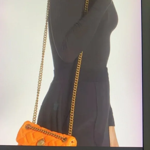 KURT GEIGER LONDON MINI KENSINGTON VELVET CROSSBODY BAG - Picture 6 of 7